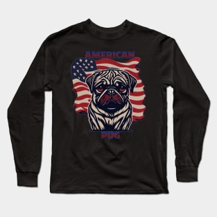 American Pug Long Sleeve T-Shirt